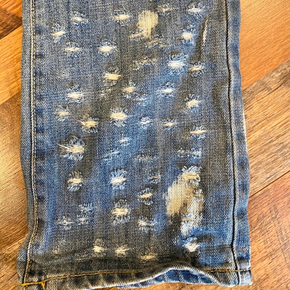 LF CARMAR Viola Bullet Hole Distressed Jeans F59 - Picture 4 of 8
